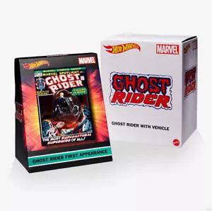 SDCC 2022 MATTEL HOT WHEELS GHOST RIDER MOTORCYCLE VEHICLE MARVEL 👻 New Sealed - Picture 1 of 19