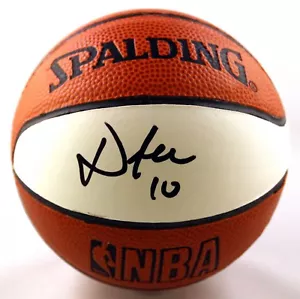 Golden State Warriors David Lee Signed Mini Basketball COA - Picture 1 of 1