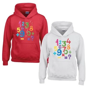 Maths Day Hoodie International Day of Mathematics Numbers School Kids Hoody - Picture 1 of 1