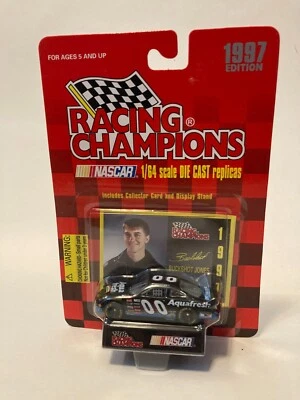 Nascar Racing Champions #00 1997 Aquafresh Buckshot Jones coche fundido a presión en tarjeta Foto 1 de 4