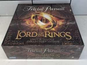 Trivial Pursuit Lord Of The Rings Movie Trilogy Collectors Edition SEALED BH08 - Picture 1 of 2