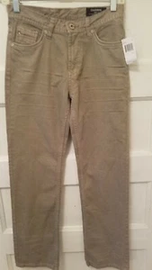 Nuevo con etiquetas $49 Pantalones David Bitton Buffalo Darwin Niños Talla 12 Tostados Pierna Recta - Imagen 1 de 9