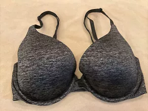 Reggiseno Victoria's Secret 32D perfetto imbottito copertura grigio erica - Foto 1 di 5