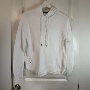 Lauren Ralph Lauren Women’s White Knitted Pullover Hoodie - Size XL (Runs Small) - Picture 1 of 9
