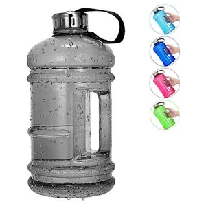 Half Gallon Big Water Bottle, 2.2L/73 OZ Large Leak Proof Sports Jug with Han... - Picture 1 of 7