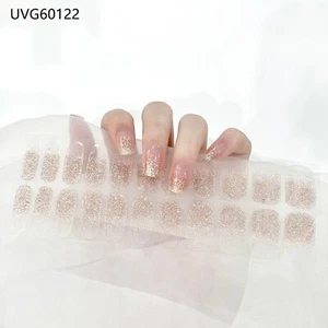 Semi Cured Gel Nail Wrap Stickers UV LED Gel Nail Sticker (PACK OF 22) - Picture 1 of 3