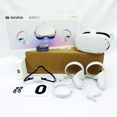 Oculus Quest 2 / 64GB VR All-In-One Game Headset System White Japan Used - Image 1 of 4