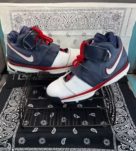 ZAPATOS NIKE 2007 KOBE BRYANT 2 ZOOM II OLÍMPICOS ROJO BLANCO AZUL 316835-411 PARA HOMBRE 11 - Imagen 1 de 11