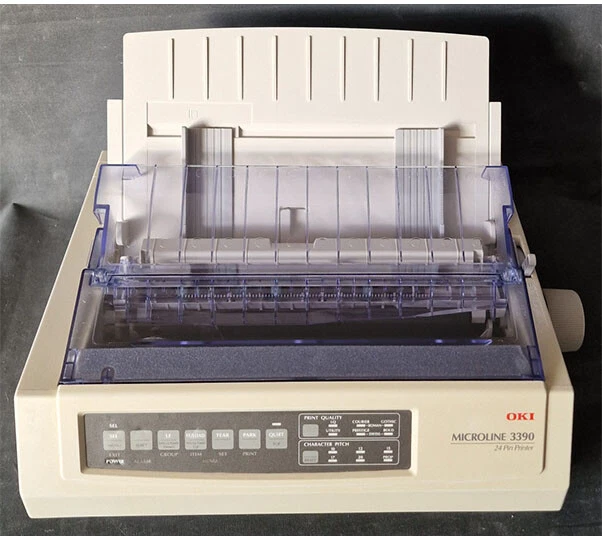 OKI Microline 3390 - 24 Nadel - Bis 390 Zeichen/Minute - Nur  Parallelanschluss - Bild 1 von 1