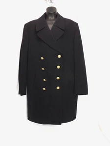 Rikson Lubeck German BM (Federal Navy) P-coat / Gabardine fabric - Men's size M - Picture 1 of 24