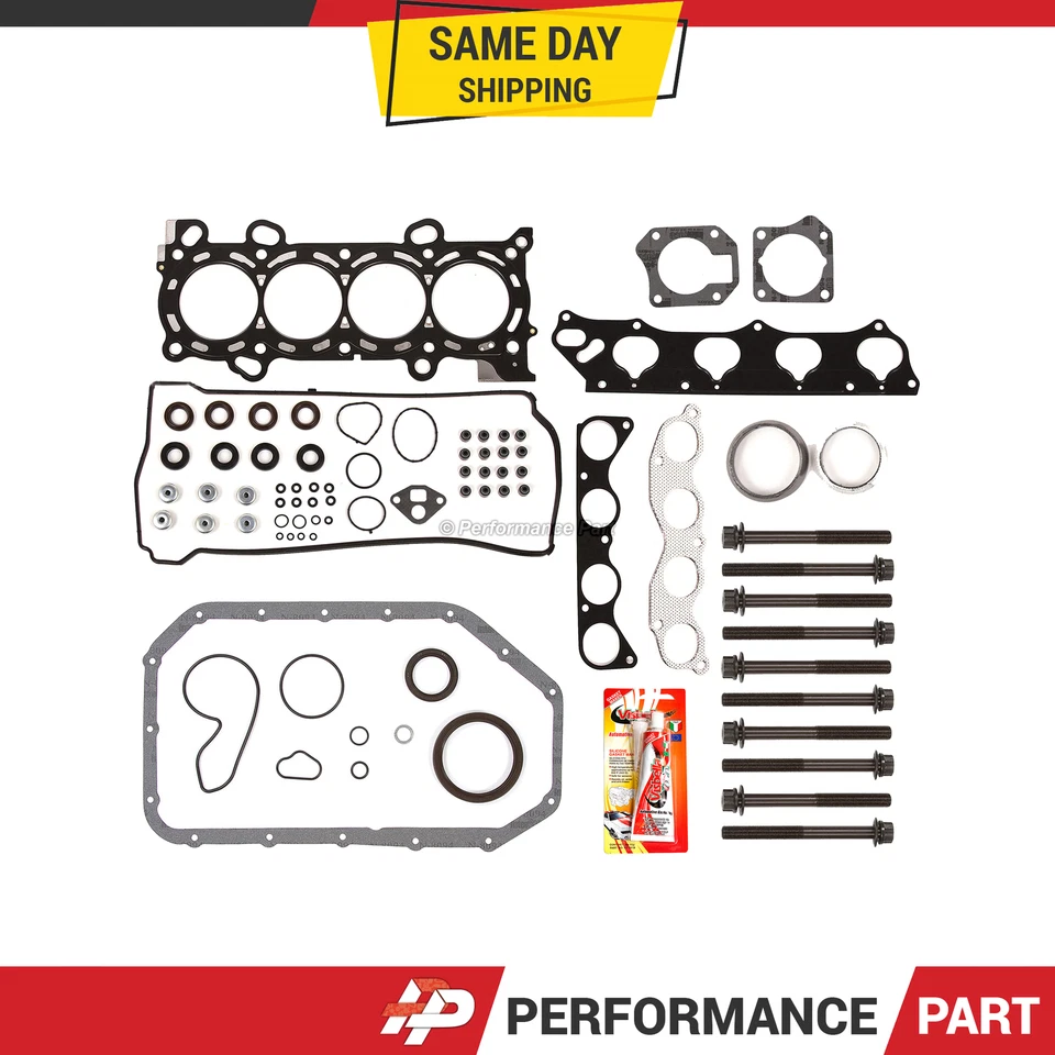 Juego completo de juntas pernos de cabeza para Acura TSX Honda Accord CR-V Element K24Z1 K24A2 Foto 1 de 4