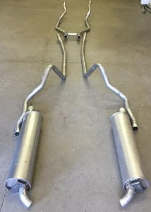 1960-64 FORD GALAXIE HARDTOP DUAL EXHAUST, ALUMINIZED 352 & 390 CI - Foto 1 di 1