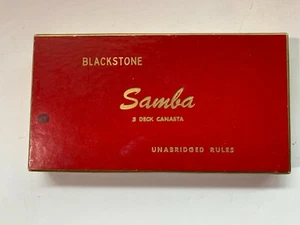 Blackstone Samba 2 Deck Canasta with Rules - Picture 1 of 4