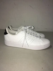 Adidas Advantage 2.0 White Leather Size 10.5 Men - Picture 1 of 5
