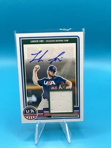 2023 Panini Stars & Stripes Landon Sims Autograph Relic USA 072/100 - Picture 1 of 2