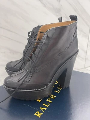 ralph lauren boots heels 37.5 women - Image 1 of 4