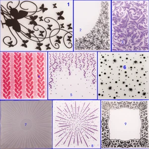 Flower Plastic Embossing Folders Template Dies Stencil Scrapbooking Album Frame - Picture 1 of 56