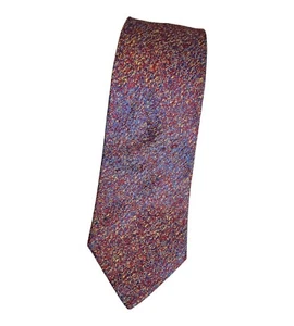 Corbata de seda RICHARD JAMES INGLATERRA arte azul rojo dorado con:3,8" usada en excelente estado - Imagen 1 de 4