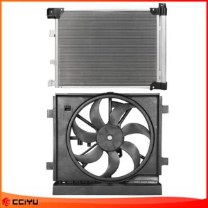 Conjunto de condensador y ventilador de refrigeración del radiador para 13 14-2018 Nissan Sentra 1,8 L - Imagen 1 de 15