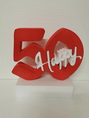 numeri scritte compleanno festa party 30 40 50 - Immagine 1 di 4