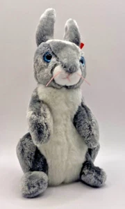 Ty Beanie Babies "Hopper" Grey Bunny, 2000 -- MWMT - Picture 1 of 3