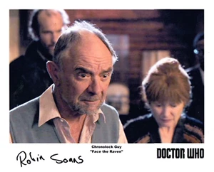 Doctor Who Auto Photo Print Robin Soans "Chronlock Guy" - Picture 1 of 1