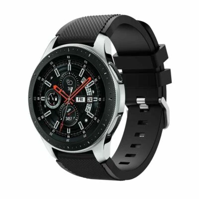 Pulseira de relógio de silicone esportiva 22 mm para Samsung Galaxy Watch 46 mm SM-R800 R805U - Imagem 1 de 4