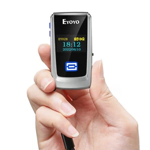 Eyoyo Mini 2D Barcode Scanner with LCD Display Bluetooth Reader for Android iOS - Picture 1 of 10