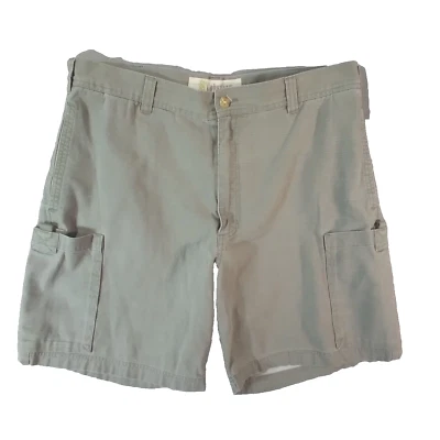 Cubavera cargo Senderismo Pantalones Cortos 38 x 8 Caqui Verde Algodón Exterior Preppy Tropical Foto 1 de 4