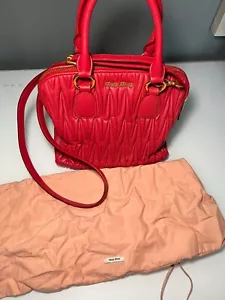 Miu Miu Nappaledertasche Matelasse Ledertasche Made in Italy Versandkostenfrei! - Bild 1 von 23