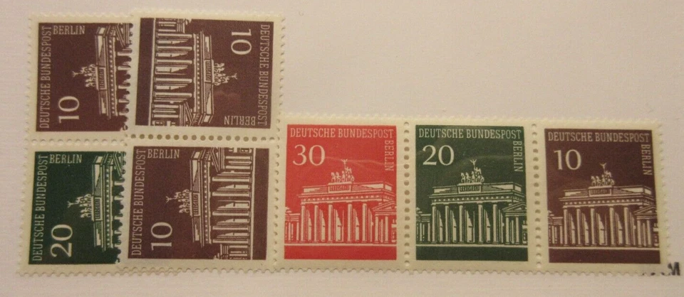 BERLIN Zusammendrucke Michel: W41, W43, K5, MNH, Lot24, Cat €3.20 - Image 1 of 1