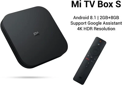 Xiaomi Mi Box S 4K Ultra HD Android TV Streaming Media Player Chromecast Builtin Foto 1 de 4