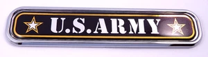 USA Army flag Chrome Emblem 3D auto Decal sticker car bike boat 5.3" - Foto 1 di 2