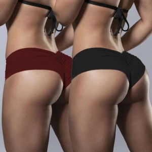 Women Sexy MiNi Sports Shorts Hot Pants Yoga Gym Shorts Butt Lift Scrunch Bottom - Picture 1 of 49