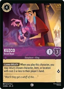 Disney Lorcana Reign of Jafar - 53 Kuzco, Bored Royal, Common Non Foil - Picture 1 of 1