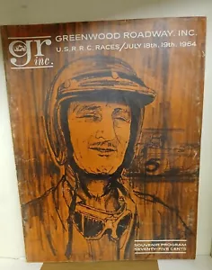 Greenwood Roadway Iowa Memorabilia programma souvenir luglio 1964 USRC Racing ottime condizioni - Foto 1 di 2