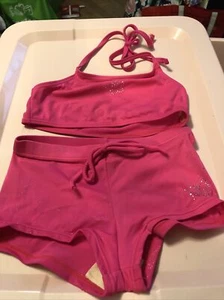 Malibu Dream Girl 2 pezzi costume da bagno rosa caldo taglia 10 - Foto 1 di 7