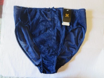 WACOAL RETRO CHIC BRIEF PANTY #841186, NAVY BLUE, 8-XL, NWT $32 - Image 1 of 4