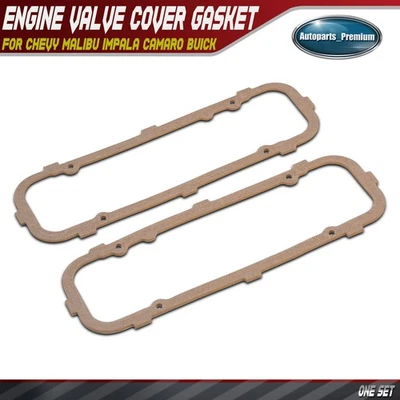 Juego de juntas de cubierta de válvula de motor para Chevy Malibu 78-83 Impala Camaro Buick Regal Foto 1 de 4
