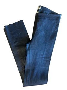 Pantalones de lujo ALBERTO BIANI Made in Italy para mujer 100 % cuero de cordero talla 40IT / 4US - Imagen 1 de 13