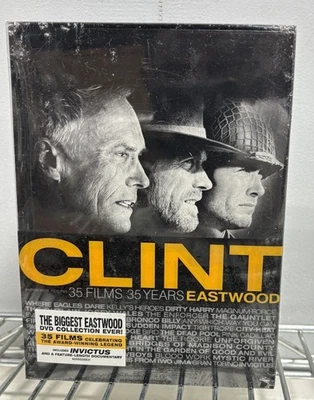 Clint Eastwood: 35 Films, 35 Years at Warner Bros(DVD,2010) Box Set -NEW SEALED - Image 1 of 3