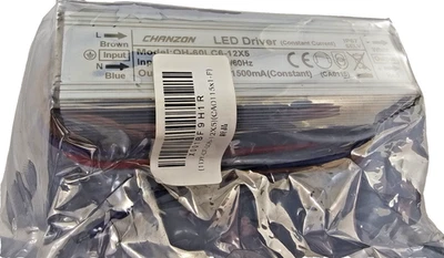 Chanzon LED Driver QH-60LC6-12X5 1500mA 18–34V DC Constant Current AC100–240V - Image 1 of 3