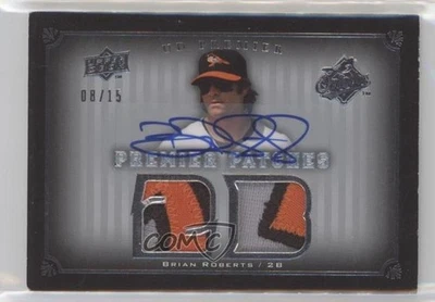 UD Premier Position 2008/15 Brian Roberts #PP2-BR parche automático Foto 1 de 2