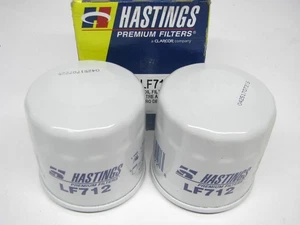 (2) Hastings LF712 Engine Oil Filter - Picture 1 of 3