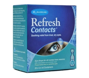Refresh Contacts UD - Contact Lens Eye Drops 20 x 0.4ml doses - Picture 1 of 1