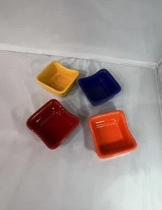 Lot Of 4. 3oz Rachael Ray Square Ceramic Stoneware Hombre Ramekins - Picture 1 of 8