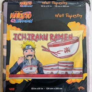 Naruto Shippuden 53" X 81" Naruto Ichiraku Ramen Wall Tapestry, Naruto Wall Art - Picture 1 of 3
