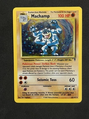 Machamp Holo Rare 15/110 Pokemon Legendary Collection 2002 NM-LP - Image 1 of 3
