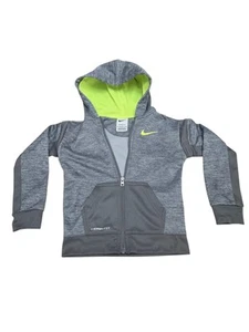 Nike THERMA- FIT Boy's Zip Up Hooded Track Jacket SIZE 4T - Picture 1 of 7