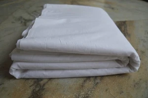 5 Yard Solid Plain Rajasthani White Fabric Material 100% Cotton ZK_94 - Picture 1 of 11